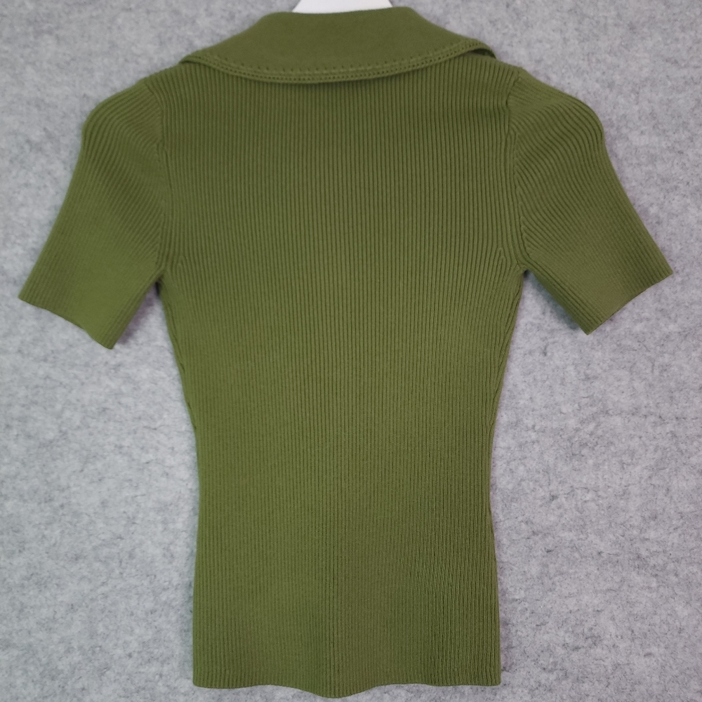Sezane Eloy Retro Vneck Sweater - Picture 5 of 11